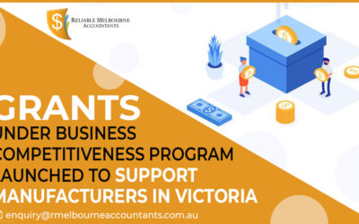 Grants under Business Competitiveness Program launched to support manufacturers in Victoria