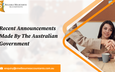 Recent announcements made by the Australian Government