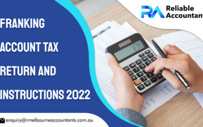 Franking Account Tax Return and Instructions 2022
