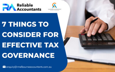 7 Things to Consider for Effective Tax Governance