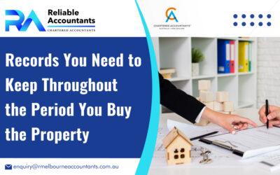 Records You Need to Keep Throughout the Period You Buy the Property