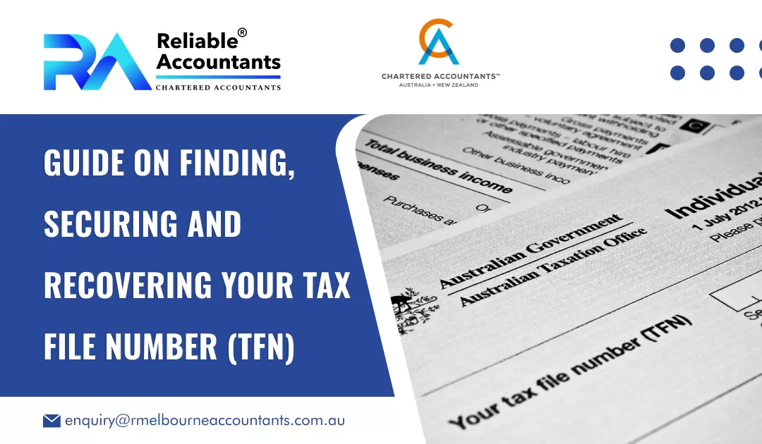 Have you lost your tax file number? We've got you covered. Your tax file number (TFN) is crucial for many financial transactions. But don't worry if you've forgotten it, as you can easily find it through online services. Just sign into your myGov account or use the ATO app. Find Your TFN Online You will require your tax file number when: • starting a new job • applying for government schemes • filing a tax return • applying for higher education loans If you don't have a myGovID, you can create one and link it to the ATO. If online services aren't your thing, you can usually find your TFN on documents like your tax notice of assessment or letters from the ATO. And if you're using a registered tax agent, they can help you too. Other Ways to Find Out Your Tax File Number (TFN) If you don’t have a myGov account, you can find TFN on: • your income tax notice of assessment, when you lodge a tax return • received letters from the ATO, such as a statement of account • income statement • your superannuation account statement. What If Your TFN is Lost or Stolen? If your TFN is lost or stolen act fast call the client identity support centre between 8 a.m. and 6 p.m. Monday to Friday, and they will assist you in reestablishing your identity. Update Your TFN Registration Details If You Want The following information, you need to update on your TFN, such as: • Update your contact details You can update the following information on your own or by asking a taxation accountant: ◦ residential address ◦ postal address ◦ mobile numbers ◦ email address • Update your name You are allowed to update your name and title. The fastest method to update your title or name is online. Or, you can also ask your small business accountants to do it for you. To update your name, you need to verify an Australian identity document. If you don’t contain an Australian identity document, you need to update your name by post. If you want to use a name the ATO had previously on record or want to update your title, you are not required to verify an identity document. • Update your record of date of birth Online is the fastest way to update your date of birth. To do this, you need to link your myGov account to the ATO. You are required to verify at least one identity document to update or correct your date of birth. How you do this will depend on what identity document you are using. • Update your gender If you want to update your gender details, you need to provide a certified copy of any one of the documents mentioned below: • a valid Australian Government travel document, e.g. a valid passport • a territory or state birth certificate that mentions your preferred gender • a document from the territory or state Registrar of Births, Marriages, and Deaths identifying a change of gender • a statement from a Registered Medical Practitioner that mentions your preferred gender. • Update your financial institution details The ATO can only refund into an Australian bank account. One of the quickest methods to update the details of financial institutions is online. To do this, you need to link myGov account to the ATO. The account needs to be held by: ◦ you under your trading name, either jointly or solely ◦ your registered BAS or tax agent ◦ a legal practitioner acting as your executor or trustee. When you give your account details, the ATO needs the: • bank state branch (BSB) number – this would be 6 digit number • account number – the number should not be more than 9 digits • account name. Conclusion Now, you know what you should do if you forget or your tax file number has been stolen. You can seek help from a professional tax accountant to help you go through finding and recovering your tax file number process. For more details on finding and securing your TFN, you can speak to Reliable Melbourne Accountants.