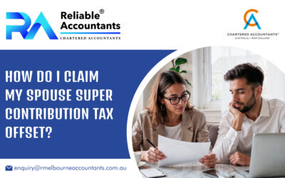 How do I claim my spouse super contribution tax offset?