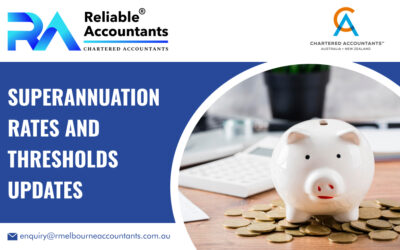 Superannuation Rates and Thresholds Updates