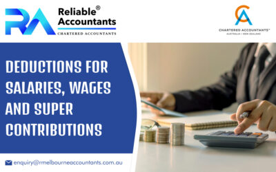 Deductions for Salaries, Wages and Super Contributions
