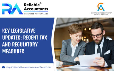 Key Legislative Updates: Recent Tax and Regulatory Measures